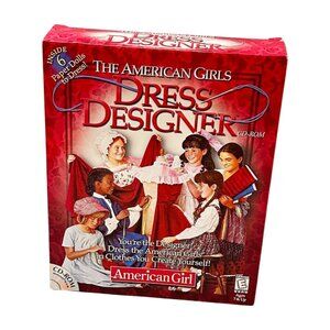 American Girls Software Paperdoll Dress Designer Sealed CD Vintage Pleas…